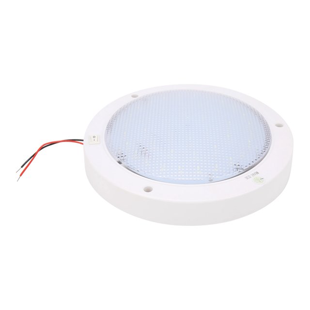 LED Panel Downlight, White 8.6 X 6.7In LED Boat Lamp 12V 300lm With Screw Buckle For RV Camper Yachts, Ships, Etc ANGGREK Otros
