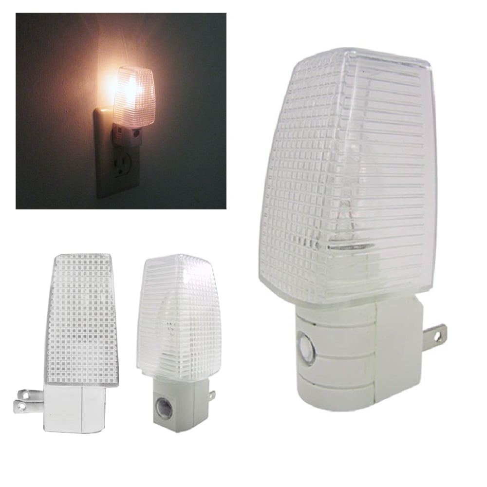 NURSERIES 2 SPARES BEDROOMS AUTO PLUG IN NIGHT LIGHT HALLWAYS 7W C/W LAMP 