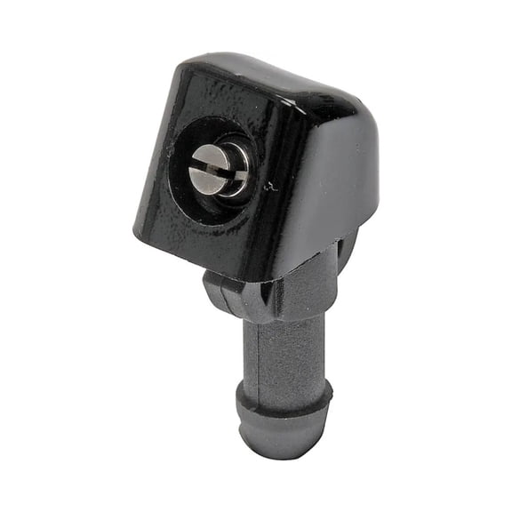 KarParts360 For Pontiac Torrent 2006 2007 2008 2009 Windshield Washer Nozzle | Made Of Plastic | Black | Adjustable | 0.228 Inches Hose Port Diameter | Replacement For 22722205