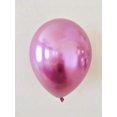 thumbnail image 3 of Globos de fiesta, 100 piezas, 12 pulgadas, metal rosa, cromo, helio, látex brillante, globos gruesos, perfectos para decorar bodas, cumpleaños, baby shower, graduación, Navidad, carnaval. Vhermosa HMYH478, 3 of 4