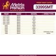 thumbnail image 2 of Metrix Premium Chassis Parts - Front Right Outer Tie Rod End Fits 03-08 BMW Z4, 01-05 320i, 01-06 325Ci, 01-05 325i, 01-06 330Ci, 01-05 330i, 00 323Ci, 00 328i, Replacement ES3650, Made in Europe, 2 of 6