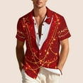 thumbnail image 6 of Stamzod Funny Hawaiian Shirts for Men Valentines Printed Summer Button Down Shirt Men Casual Short Sleeve Beach Shirts Red Q XXXL, 6 of 9