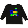 thumbnail image 3 of Inktastic Cute Colorful Train Boys or Girls Long Sleeve Toddler T-Shirt, 3 of 5