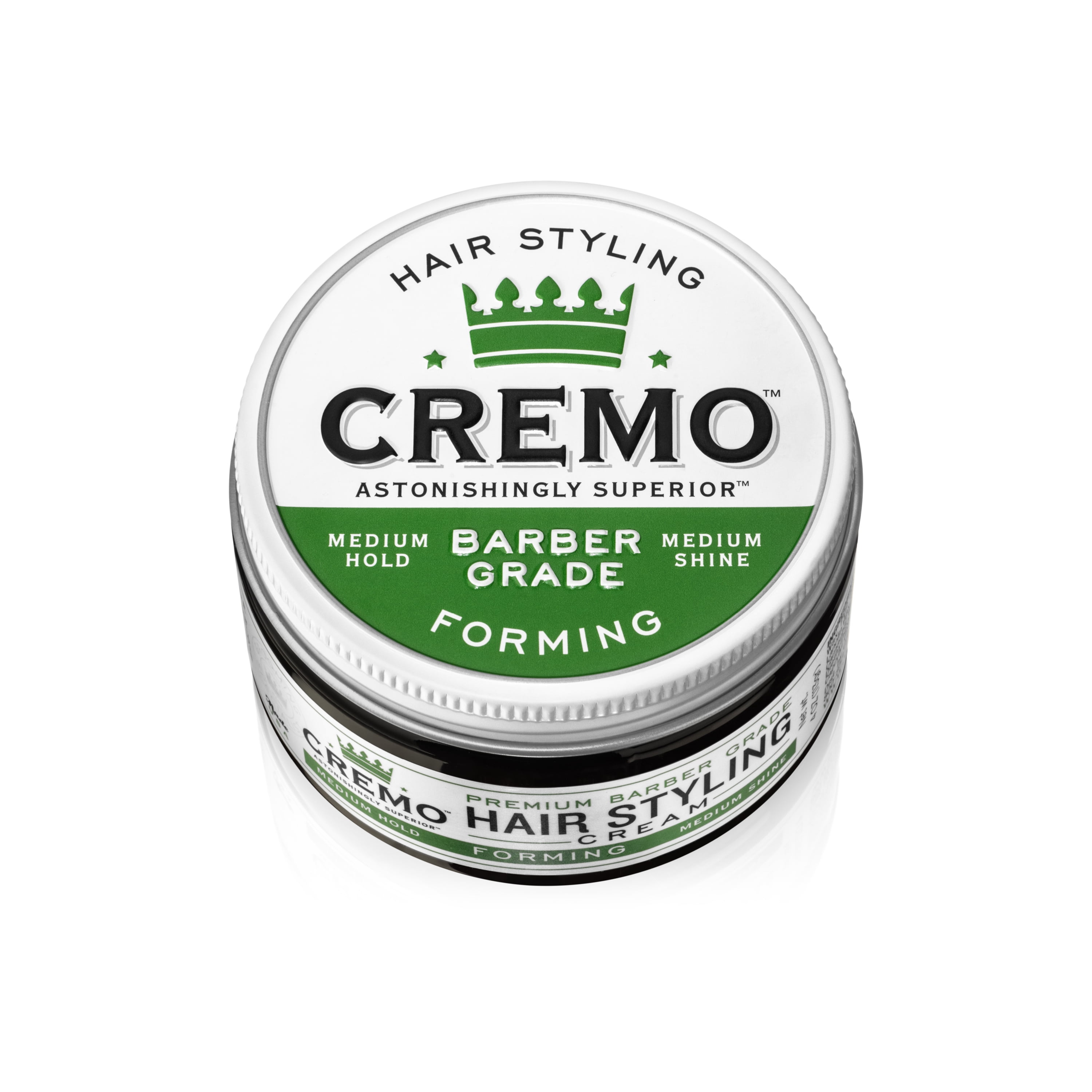 Cremo Barber Grade Hair Styling Cream, Forming, 4oz 