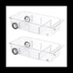 thumbnail image 2 of 2 Piezas Organizador de CajóN de Refrigerador y Organizador de Almacenamiento Transparente para Refrigerador con Ruedas, Mejorado Grueso, 2 of 5