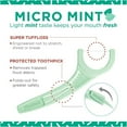 thumbnail image 6 of Plackers Micro 12 Count Flosser with Travel Case, Mint, 4-Pack, 6 of 6