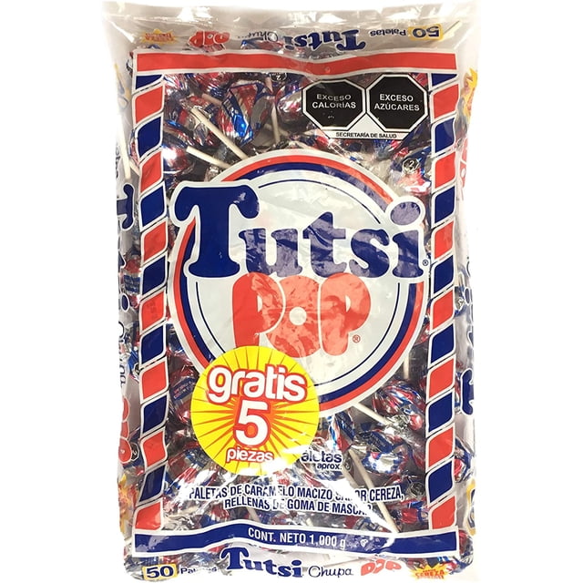 Tutsi Pop Paleta de Caramelo Macizo TutsiPop 7R-OIUW-MDCW