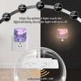 thumbnail image 4 of Yayeee 2-Pack Plug in LED Night Lights with Light Sensors Motion Detectors, Black Cat Walking, 4 of 7