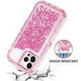 thumbnail image 5 of Compatible with Apple iPhone 14 Plus Case Silicone TPU Shockproof Protective Cover, Glitter Liquid Case, 5 of 7