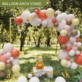 thumbnail image 5 of 8.2FT Adjustable Backdrop Stand Kit - Square Wedding Arch & Balloon Arch for Photo Booth Background, Baby Shower, Birthday Party Decorations (Portable Frame) (Gold,8.2X 8FT), 5 of 7