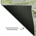 thumbnail image 3 of Addison Rugs Mayfield Washable Transitional Watercolors Green Rectangle Rug, 2'6" x 3'10", 3 of 6