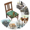 thumbnail image 7 of KLL Retro Birds Pattern Seat Covers for Dining Room Chairs,Washable Chair Seat Chair Covers Seat Protector-Six Piece, 7 of 7