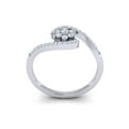 thumbnail image 3 of Brilliant Cut 0.5ctw Round Cut Diamond Prong Ladies Bridal Anniversary Fancy Ring Band Solid 18K Gold G SI1, 3 of 3