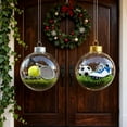 thumbnail image 4 of Tupukom Christmas Decorations Under 5 Dollars Sports Holiday Ornament,7D Glass Ball Glass Decorations Christmas Ornaments Balls,Winter Theme Holiday Tree Decor Gifts, 4 of 8
