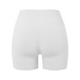 thumbnail image 4 of Biker Shorts Women High Waisted Booty Workout Volleyball Yoga Womens Spandex Peach-Shaped Shorts Silver XS, 4 of 5