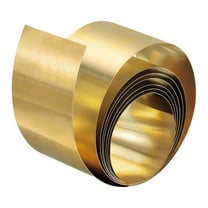 Uxcell Brass Sheet Roll, Metal Foil Plate 2000mm x 30mm x 0.2mm
