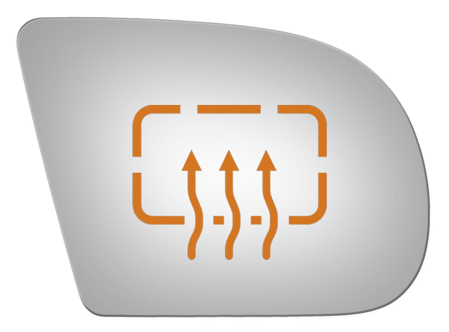 Burco Side View Mirror Replacement Glass - Clear Glass - 3258H