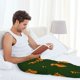 thumbnail image 5 of Fotbe Bold Squirrel Silhouettes Pantalones de Pijama para Hombre, Pantalones de Dormir, Pantalones de Casa con Cintura Ajustable y Bolsillos-3X-Large, 5 of 6