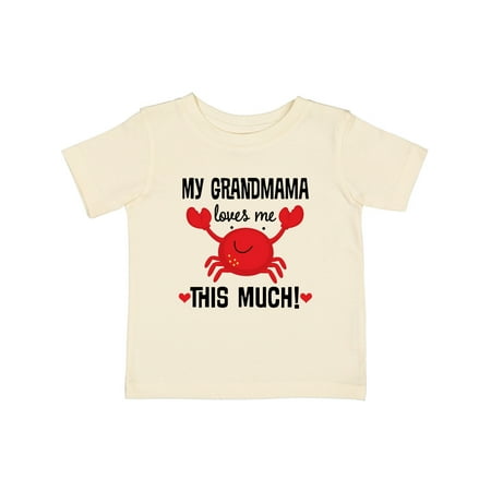

Inktastic Grandmama Loves Me Grandchild Gift Baby Boy or Baby Girl T-Shirt