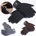 thumbnail image 1 of Guantes de invierno Skymirror para hombre, cálidos y con dedos completos, para bicicleta, regalo de Navidad, 1 of 4