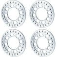 thumbnail image 4 of RCLIONS 4pcs Aluminum 2.2inch RC Beadlock Wheel Rim Replacement Ring for 1/10 RC Crawler Car 2.2" Wheels (Silver), 4 of 12