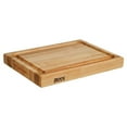 thumbnail image 2 of John Boos Maple Wood Edge Grain Reversible Cutting Board & Block Natural Cream, 2 of 8