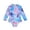 Blue, variant on lnmuld Kids Swimsuit One Piece Long Sleeve Zipper Front Swimsuit Tie Dye Watercolor Print Summer Beach Rash Guard Swimwear Color:Blue,Size:6-7 Years