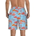 thumbnail image 3 of Naloa Flamingo Men's Beach Shorts, Surfing shorts, Swim trunks, Quick Dry Swim Trunks for Surfing Beach Fun - Small, 3 of 9