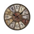 thumbnail image 2 of Kearding Reloj de pared vintage cronometraje preciso con movimiento silencioso gran decoración relojes silenciosos Conjuntos de muebles de sala de estar, 2 of 6