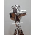 thumbnail image 4 of Designer Chrome Collectible Searchlight Spot Light Studio Table Lamp With Tripod Stand, 4 of 5