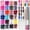 Medium Almond Glossy, variant on Press Nails, 24 Colors 576 count Press Nails Almond, Medium Nails Full Cover, Glossy, False Nails with Glue