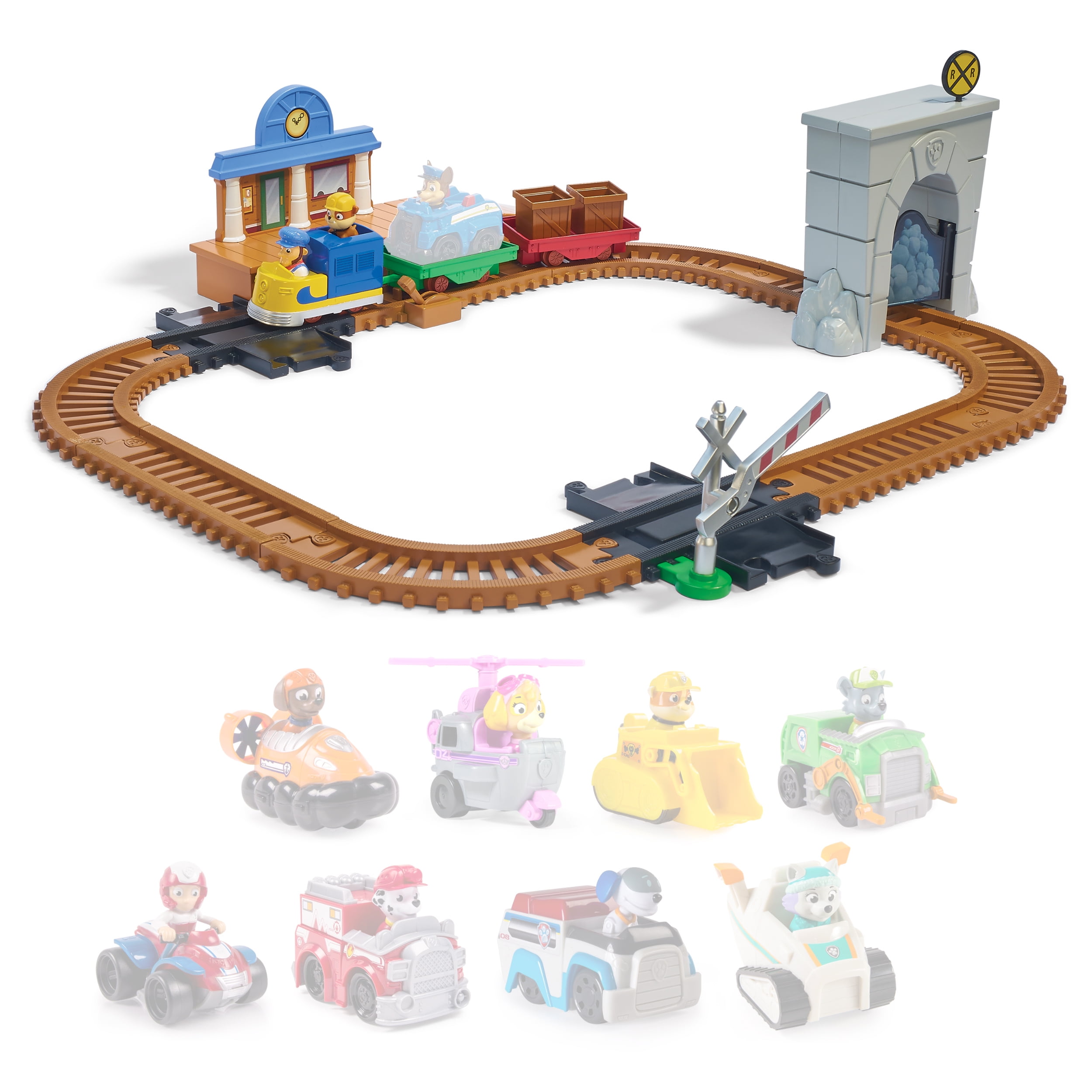 paw patrol train set