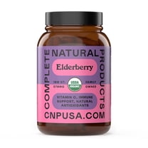 Organic Elderberry Capsules - Organic, Dried, & Pure Elderberry Sambucus Natural Immune Boost Capsules - 570 mg