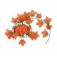 thumbnail image 3 of PMU Thanksgiving Artificial Harvest Orange Leaf Garland 6ft Decoration Indoor/Outdoor Thanksgiving Party Events Accessory (1/Pkg) Pkg/1, 3 of 3