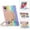Colorful Pink, variant on for iPad Air 11" 2024 M2 (6th Generation)/Pro 11 2022/2021/2020/2018/Air4/Air5, Rugged Kids Friendly Silicone Case with Folding Stand / Handle Grip Pencil Holder Heavy Duty Protection - Mint