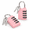 Pink 2 Pack, variant on Purple 2 Pack TSA Approved Luggage Locks, Dual Access Key or 4-Digit Code Combination