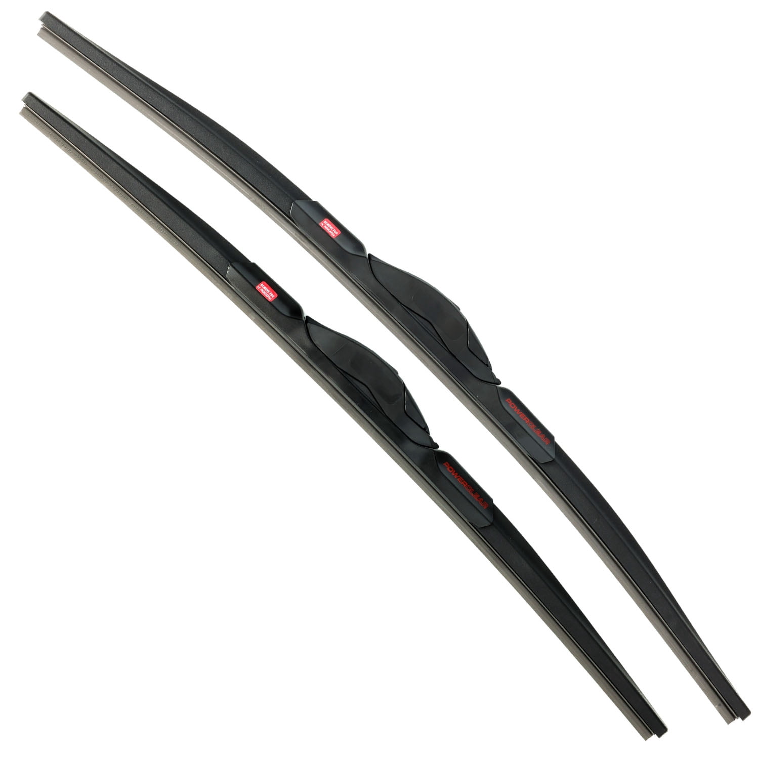 PowerClear by PowerStop – PCK-2018-1 - Front 20" + 18" Windshield Wiper Blade Set, J-Hook Type For Ford Escape, Hyundai Elantra, Toyota Corolla, Toyota RAV4, Mazda RX-8 [Model Specific]