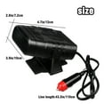 thumbnail image 3 of Portable Electric Car Heater 12V 120W Heating Fan Defogger Defroster Demister US, 3 of 12