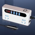 thumbnail image 1 of 4 USB Chargers 200W Power Adapter DC 12V/24V to DC 110V/220V Car Inverter, 1 of 6