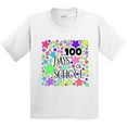 thumbnail image 3 of Inktastic 100 Days of School Pastel Stars Youth T-Shirt, 3 of 5