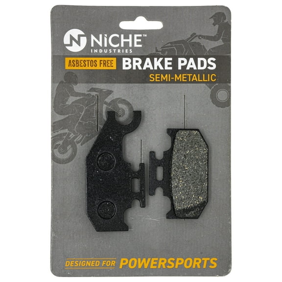 Niche Brake Pad Set Can-Am Outlander Front Left Rear Semi-Metallic 705600350 519-KPA2243D