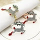thumbnail image 2 of Tal 8 Servilleteros navideños para Mesa de Comedor: decoración rústica para Mesas de Cena para recepciones de Bodas, Navidad, Día de Acción de Gracias, 2 of 5