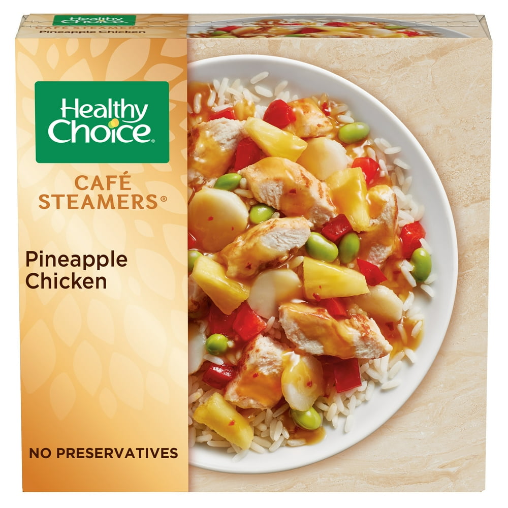 Healthy Choice Frozen Meals Good For You Healthy Choice Café Steamers Pineapple Chicken Frozen Meal, 9.9 oz