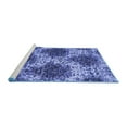thumbnail image 2 of Ahgly Company Machine Washable Indoor Rectangle Abstract Blue Contemporary Area Rugs, 7' x 9', 2 of 4