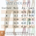 thumbnail image 4 of Linen Pants Women Elastic Waist Cropped Button Summer Lounge Pants Straight Leg Ankle Length Cotton Linen Slacks Royal Blue M, 4 of 7