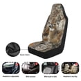 thumbnail image 6 of XYZCANDO Deer Car Seat Covers Front Seats Anti-Slip Camo Forest Automobile Front Seat Covers Removable Automotive Accessories Easy Installation Suitable for Most Cars,SUV,Sedan, 6 of 7