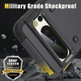 thumbnail image 2 of Decase Military Grade for Google Pixel 8 Pro Case - Heavy-Duty Drop Protection, Rugged Hard Back Hybrid Cover with Invisible Kickstand Heavy Duty Shockproof Cover Case for Google Pixel 8 Pro,Gray, 2 of 7