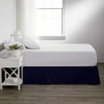 Bed Skirt Split Corner Twin Size Cotton Blend Fabric 1 Piece Bedskirt
