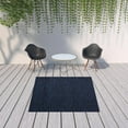 thumbnail image 6 of 7' X 7' Midnight Blue Square Non Skid Indoor Outdoor Area Rug, 6 of 6
