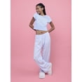 thumbnail image 2 of Mills by Millie Bobby Brown Women's Sleep Printed Rayon Pant with Lace Trim, Sizes XS-XXXL, 2 of 9